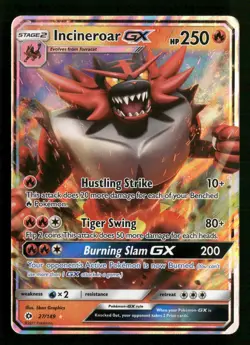 Incineroar GX 27/149 SM Base Set Pokemon TCG - Image 1