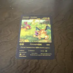 Pokemon Fan Art Charmander, Charmeleon, And Charizard GX Evolution - Image 1