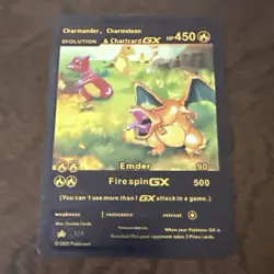 Pokemon Fan Art Charmander, Charmeleon, And Charizard GX Evolution - Image 2
