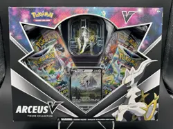 Pokemon Arceus V Figure Collection Box w/Arceus Promo and Cosmic Eclipse Pack 820650850165 - Image 1