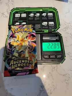 Pokemon TCG Mega Evolution Ascended Heroes Heavy 22.89g Sealed Booster Pack - Image 1