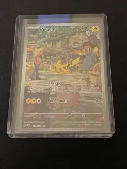 Pokemon - Pikachu - 173/165 - Illustration Rare - 151 English NM Holo 2023 - Image 5