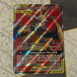 Pokemon TCG Charizard & Braixen GX Ultra Rare TAG TEAM Holo 212 - Image 1