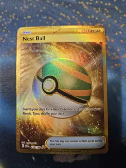 Pokemon TCG Nest Ball Hyper Rare SV01: Scarlet & Violet Base Set 255/198 LP - Image 1