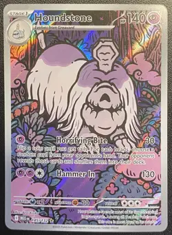 Houndstone Full Art IR 145/132 Pokemon TCG Mega Evolution Illustration Rare NM - Image 2