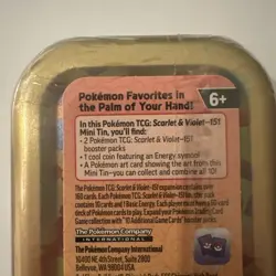 Pokemon TCG Scarlet & Violet 151 Mini Tin Magneton Ekans 2 Booster Packs Sealed - Image 3