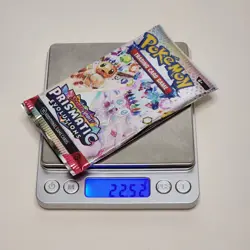 22.52g HEAVY! Prismatic Evolutions Pokemon Factory Sealed Booster Pack - Image 1