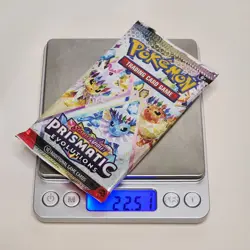 22.51g HEAVY! Prismatic Evolutions Pokemon Factory Sealed Booster Pack - Image 1