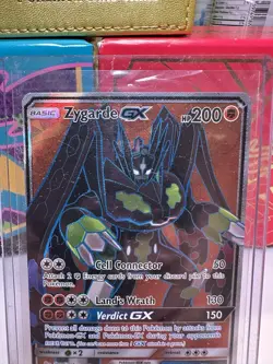 Pokemon TCG Zygarde GX 123/131 Full Art Forbidden Light Ultra Rare NM - Image 2