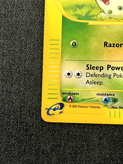 Pokemon TCG Chikorita 100/165 Expedition Base Set Reverse Holo Lightly Played - Image 3