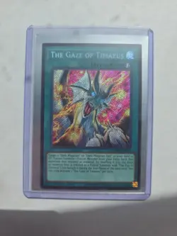 Yu-Gi-Oh The Gaze of Timaeus Secret Rare 1st Edition Near Mint MZMU - Image 1