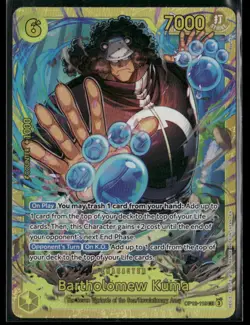 Bartholomew Kuma OP12-119 - One Piece TCG Legacy of the Master SEC - Image 1