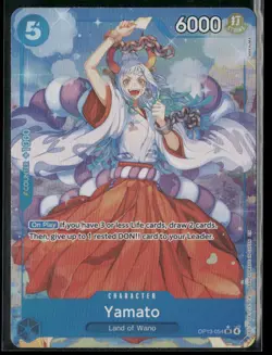 Yamato (Alternate Art) OP13-054 - One Piece TCG Carrying On His Will SR - Image 1