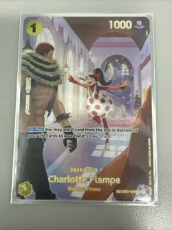 One Piece CCG Charlotte Flampe SP EB01-056 Mint Condition - Image 1