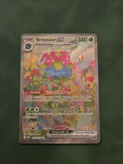 Pokemon TCG Venusaur EX Card 198/165 SV Sir Scarlet & Violet 151 - Image 1