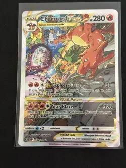 Pokemon Charizard VSTAR SWSH262 Sword & Shield Promo Holo Full Art 280HP Card - Image 1