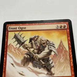 WIZARDS OF THE COAST Frost Ogre Card Signed By Dan Scott MTG, Artist Proof - Image 3