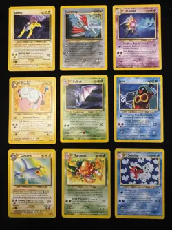Pokemon TCG - Neo Revelation - Part Complete Non Holo Set - 30 Cards - NM - WOTC - Image 1
