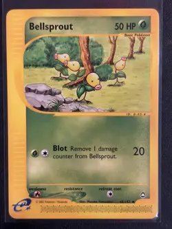 Pokemon Bellsprout Aquapolis 45/147 Uncommon Regular 2002 Pokemon TCG Card - Image 1