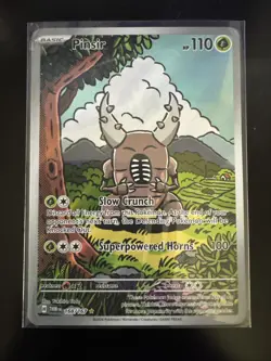 Pokemon 2024 Twilight Masquerade Pinser Illustration Rare Card 168/167 - Image 1