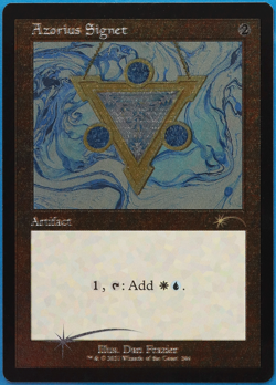 Azorius Signet (Secret Lair Retro Frame ETCHED Promo) FOIL MINT CARD (503244) - Image 1