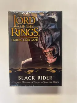 Lord of the Rings TCG Black Rider Starter Deck Sealed 63 Cards - Image 1