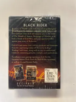 Lord of the Rings TCG Black Rider Starter Deck Sealed 63 Cards - Image 2