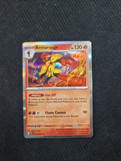 Armarouge - 015/091 - Holo Rare - Paldean Fates - Pokemon Card - NM - Image 1