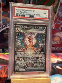 Pokemon TCG Scarlet & Violet Obsidian Flames Charizard EX Card 223/197 Sir - Image 1