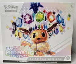 POKEMON SCARLETT & VIOLET PRISMATIC EVOLUTION ELITE TRANER CARDS BOX SEALED NEW - Image 1