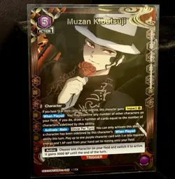 Muzan Kibutsuji Card SR* - UEX05BT: Demon Slayer TCG Kimetsu no Yaiba Vol.2 - Image 2