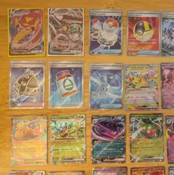 50x Pokemon Hit Card Bundle Full Art/ Vmax/ Ex M/NM Japanese - Image 2