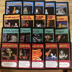2000 Scooby-Doo! Expandable Card Game - 20 card lot no duplicates - Shaggy Scoob - Image 1