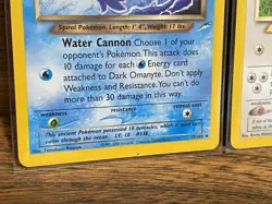 Pokemon Card Lot 6 Light Vaporeon Wigglytuff Hounddour Omanyte 2000 Neo Destiny - Image 4