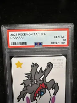 2025 Pokemon Darkrai Taruka Card GEM MT PSA 10 - Image 2