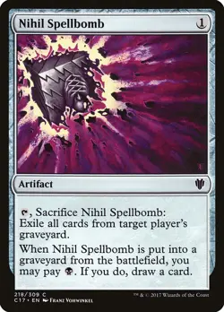 MTG Nihil Spellbomb ** Commander 2017 ** English - Image 1