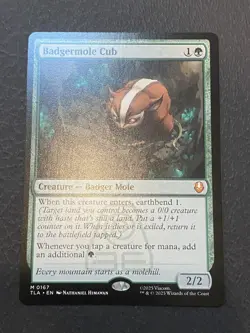 WotC MAGIC Gathering AVATAR LAST AIRBENDER unplayed mint mythic BADGERMOLE CUB - Image 1