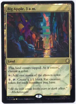 MTG Big Apple, 3 a.m. (Surge Foil) #0042 - TMNT - Image 1