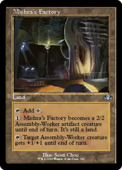 1 x Mishra's Factory - Retro Frame - Dominaria Remastered - NM-Mint - MTG - Image 1