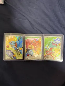 Pokemon 30th Anniversary First Partner Pack Charmander 38 Squirtle 39 Bulbasaur - Image 1