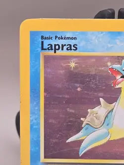 Lapras Pokemon Card TCG 10/62 Fossil Set Unlimited Holo - Image 2