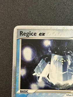 Pokemon Regice ex 100 HP Ultra Rare Holo EX Emerald 98/106 Card English/Ungraded - Image 2