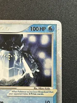 Pokemon Regice ex 100 HP Ultra Rare Holo EX Emerald 98/106 Card English/Ungraded - Image 3