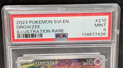 2023 Pokemon Scarlet & Violet Drowzee 210/198 Illustration Rare PSA 9 Mint - Image 2