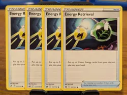 Pokemon TCG Crown Zenith Energy Retrieval 127/159 x4 Playset - Image 1