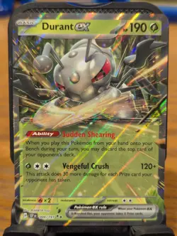 Pokemon TCG Surging Sparks Durant ex Double Rare Holo 004/191 - Image 1