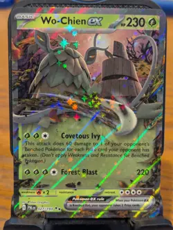 Pokemon TCG Paldea Evolved Wo-Chien ex Double Rare Holo 027/193 - Image 1