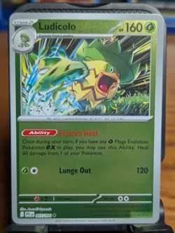 Pokemon TCG Phantasmal Flames Ludicolo Reverse Holo 007/094 - Image 1