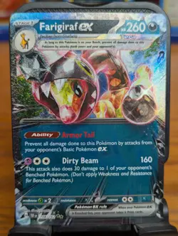 Pokemon TCG Temporal Forces Farigiraf ex Double Rare Holo 108/162 - Image 1