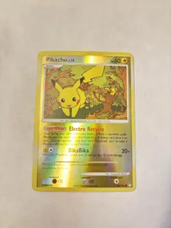 Pokemon Pikachu TCG Reverse Holo Card Mysterious Treasures 94/123 Common LP - Image 1